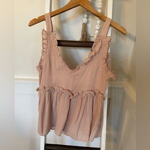 Pink Asos top, size S